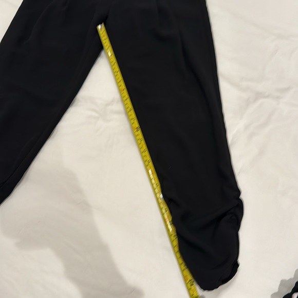 Parker Devlin Cropped Pleated Pant - black M 🇨🇦 - Picture 7 of 8